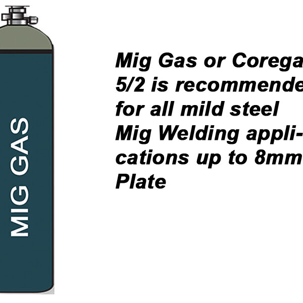 TRADE N GO GAS MIG D 2.1M3 RE/FILL